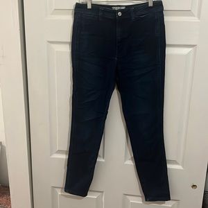 Free People Dark Blue Skinny Jeans